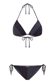 Eclipse Triangle Bottom / Petra Grey & Midnight Black