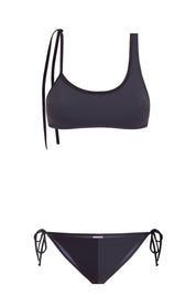 Alga Top / Petra Grey & Midnight Black