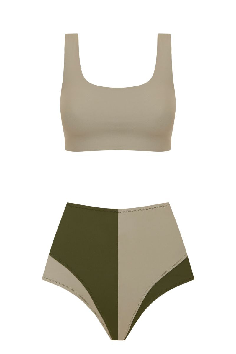 Olivera Culotte / Light & Dark Olive Green