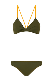 Twister Top / Olive & Yellow