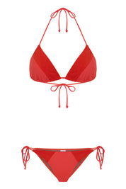 Starfish Triangle Bottom / Coral & Starfish Orange