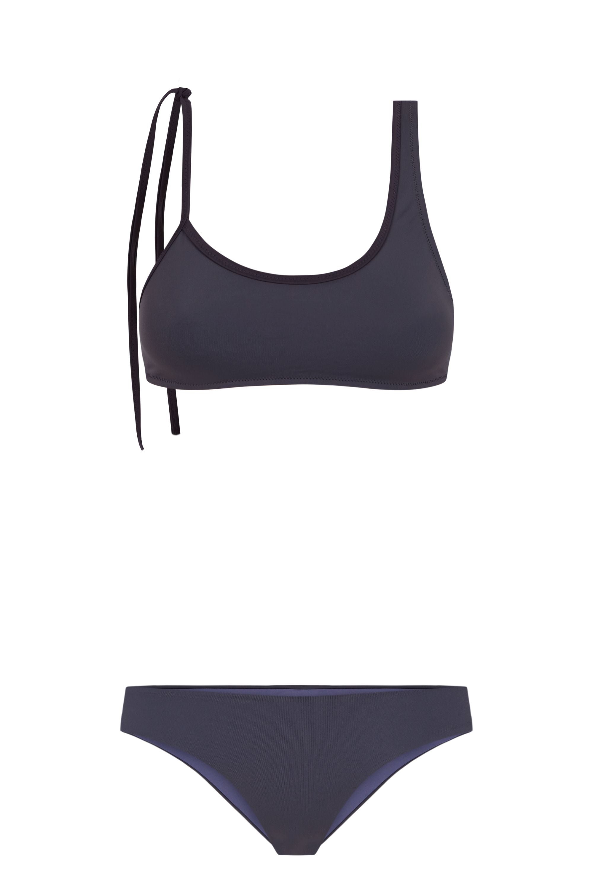Alga Top / Petra Grey & Midnight Black
