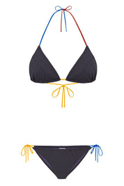 Triangle Bikini Bottom REGATTA, Petra Grey Multicolor | SURO