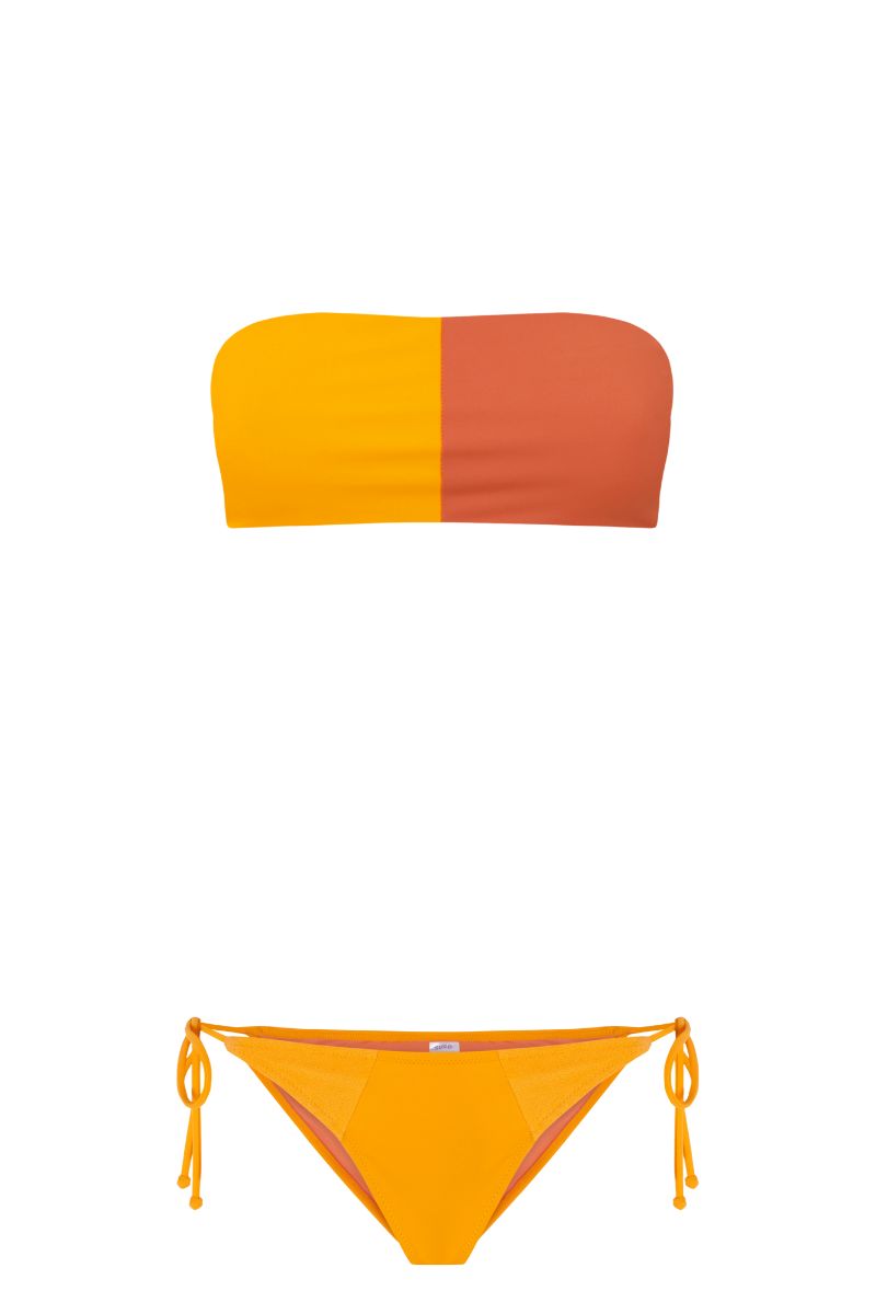Domino Top / Yellow Coral & Papaya Orange