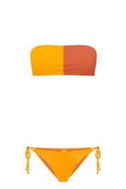 Domino Top / Yellow Coral & Papaya Orange