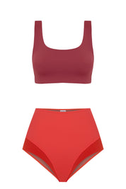 Moon Culotte / Coral & Starfish Orange