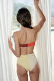 Domino Top / Coral & Rosewood
