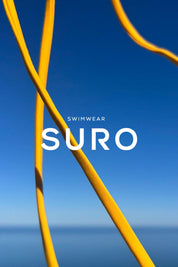 Top Bikini DIPOLE TROPIC, triángulo, Amarillo Coral | SURO