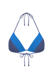 Positano Triangle Top / Storm & Azure Blue