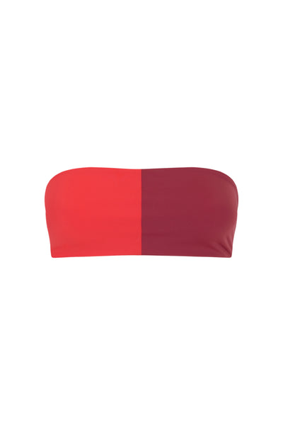 Domino Top / Coral & Rosewood