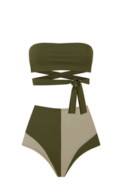 Olivera Culotte / Light & Dark Olive Green