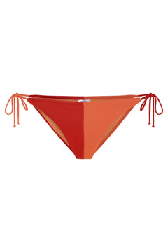 Triangle Bikini Bottom DIPOLE LOBSTER, Papaya Orange & Crab Red | SURO