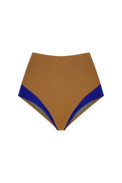 High-Waist Culotte MOON,  Kiwi & Electric Blue | SURO