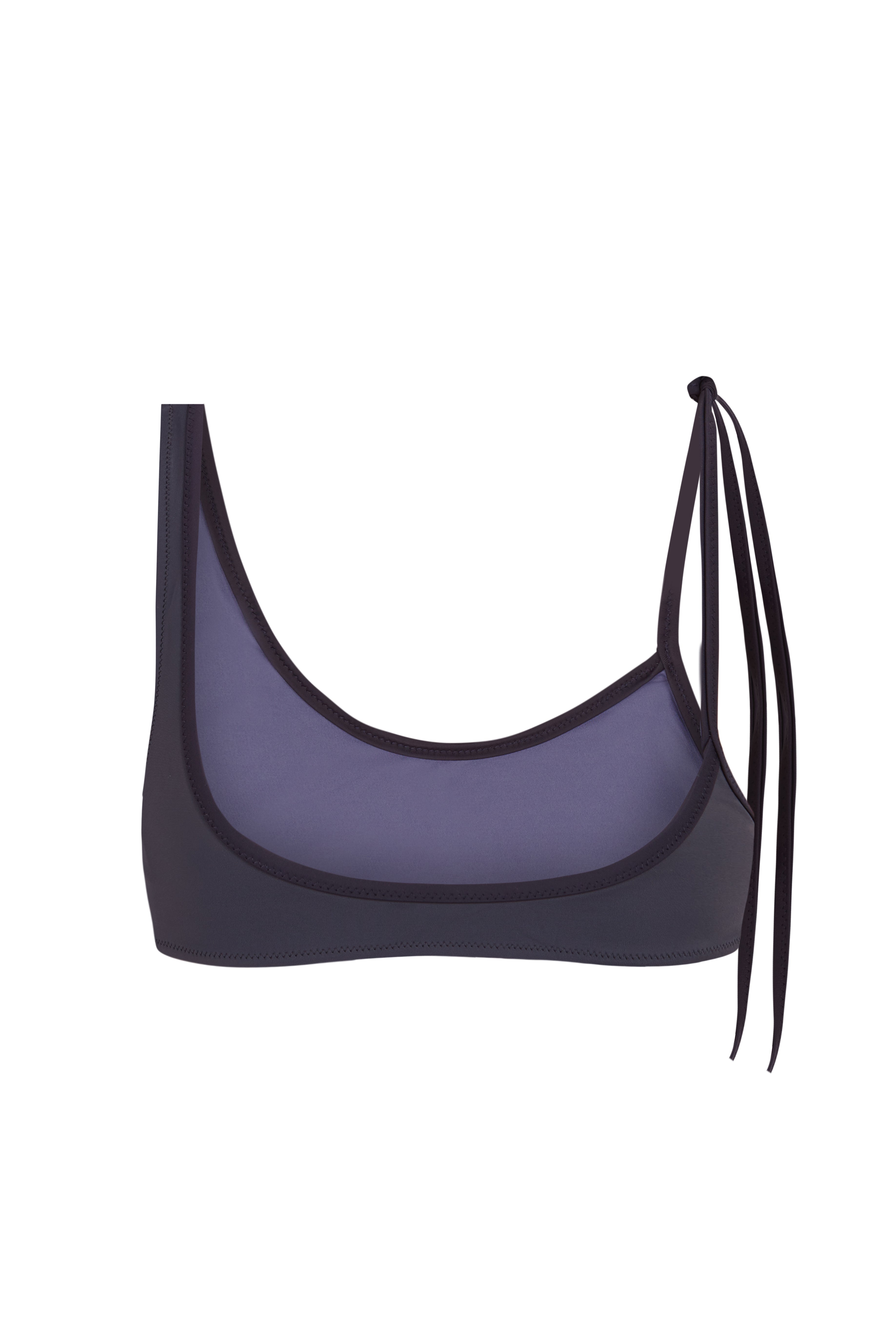 Alga Top / Petra Grey & Midnight Black