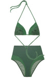 Moon Terry Bottom/ Green & Green