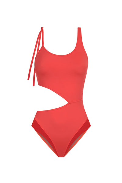 Delta Swimsuit / Coral & Starfish Orange