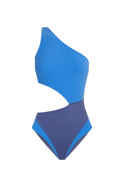 Positano Gamma Swimsuit / Storm & Azure Blue
