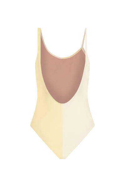 Solar Swimsuit / Yellow Twist