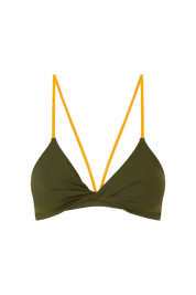 Twister Top / Olive & Yellow