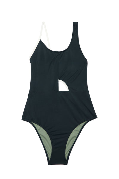 Crescent Swimsuit / Deep Blue